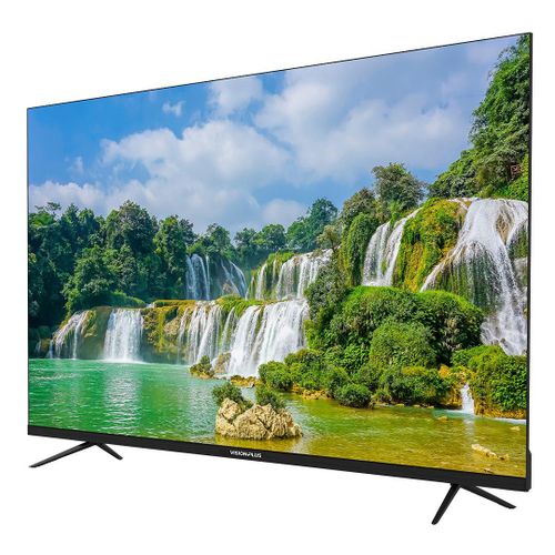 (Latest Version) Vision Plus 50 inch Smart QLED TV Frameless VP8850QV 4K UHD Frameless V+ OS Television 50" , Bluetooth, NETFLIX OFFICIAL SMART CONTENT TV, DOLBY AUDIO + FREE TV Guard + Wall Bracket