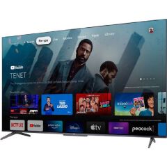 TCL 55" Inch SMART TV 4K ULTRA HD TV 55V6D 2026 Model) Google AI TV Dolby Vision Atmos HDR Pro+ Game Accelerator Enhanced Gaming Voice Control NETFLIX YOUTUBE BLUETOOTH TV FRAMELESS INBUILT DECODER