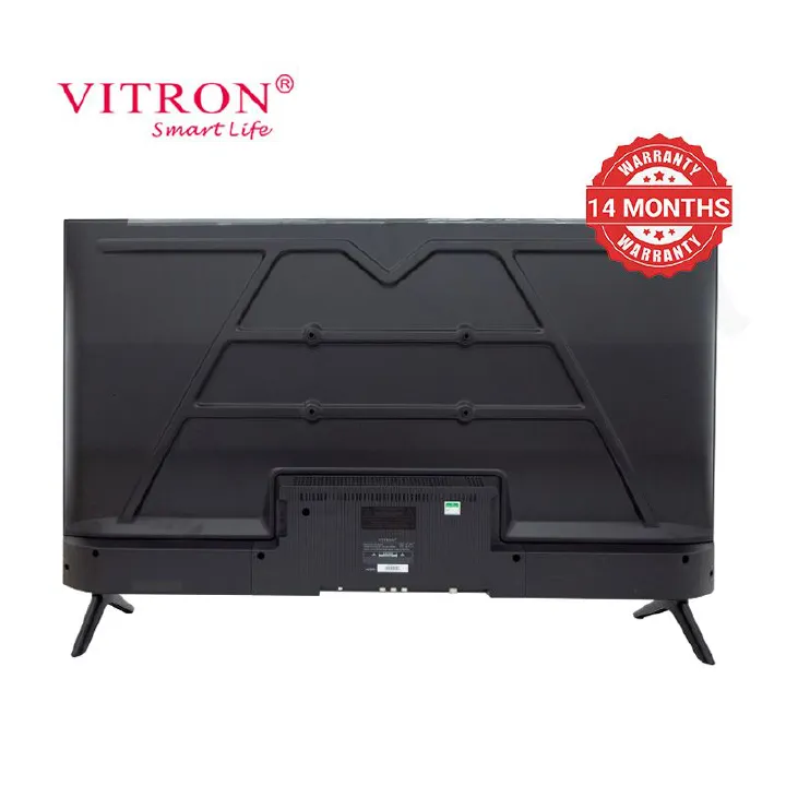 Vitron 40" Inch HTC4088QFS QLED TV Bluetooth Enabled Frameless Smart Android TV AppStore ,NETFLIX,YOUTUBE-WIFI Television 2*USB 3*HDMI PORTS, ICAST, Wide Color Enhancer+ FREE Wall Mounting Bracket