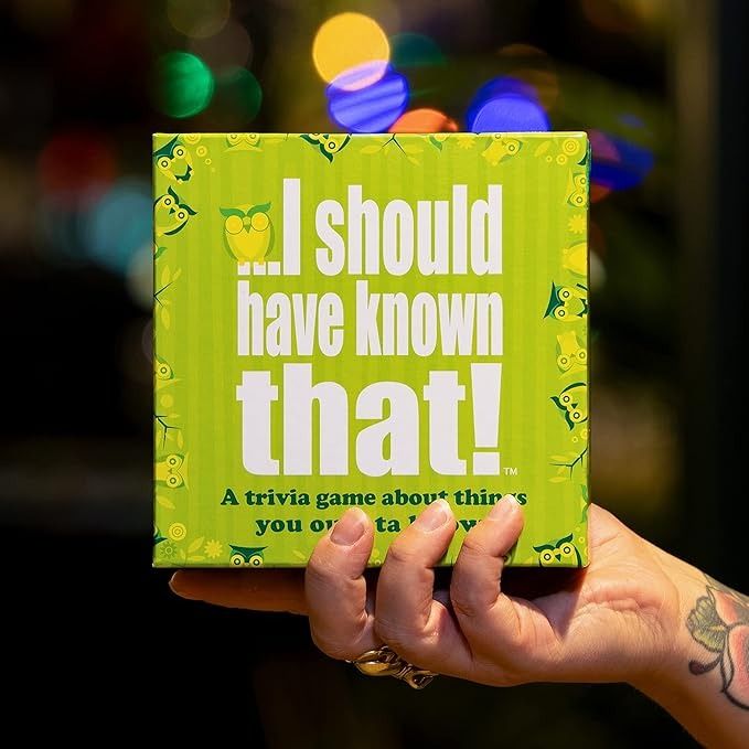 I should have known that Card Game - A Trivia Game About Things You Oughta Know