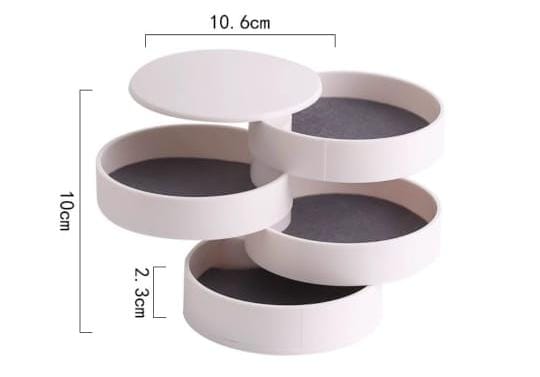 4 layer rotating accessories / Jewelry organizer