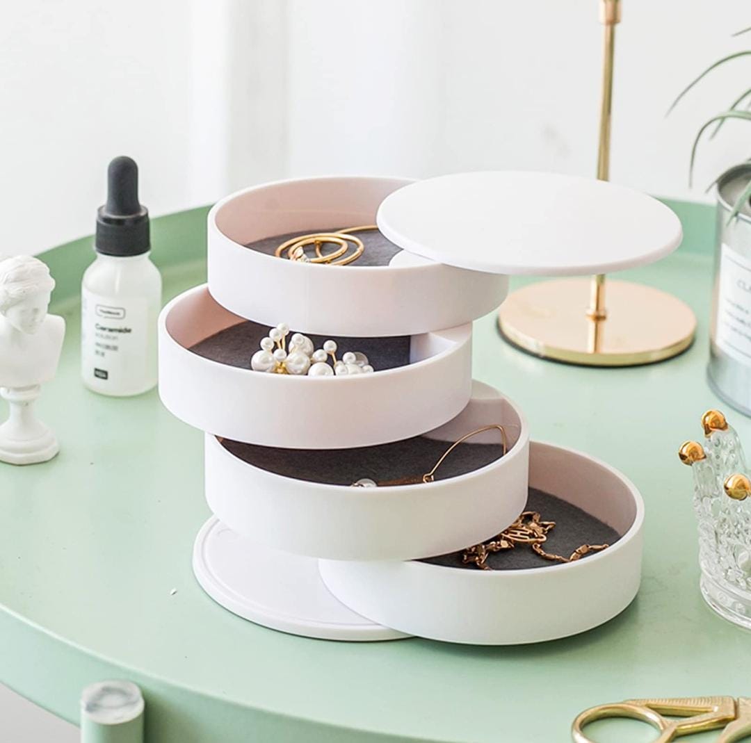 4 layer rotating accessories / Jewelry organizer