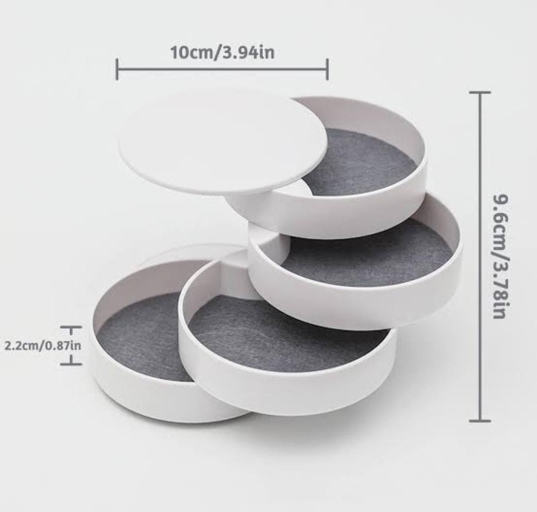 4 layer rotating accessories / Jewelry organizer