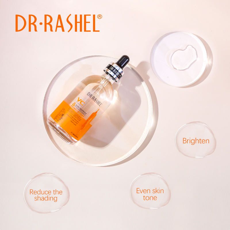 Dr. Rashel Vitamin C & Niacinamide Brightening Primer Serum 100ml | Dual-Action Glow Booster & Makeup Base | Hydrating, Non-Greasy for All Skin Types