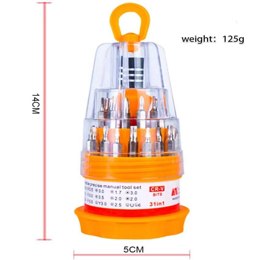 31pcs Professional Multifunction Screwdriver Set for Mobile Phone, Computer & Car Maintenance - Precision Repair Tool Kit with Durable Case