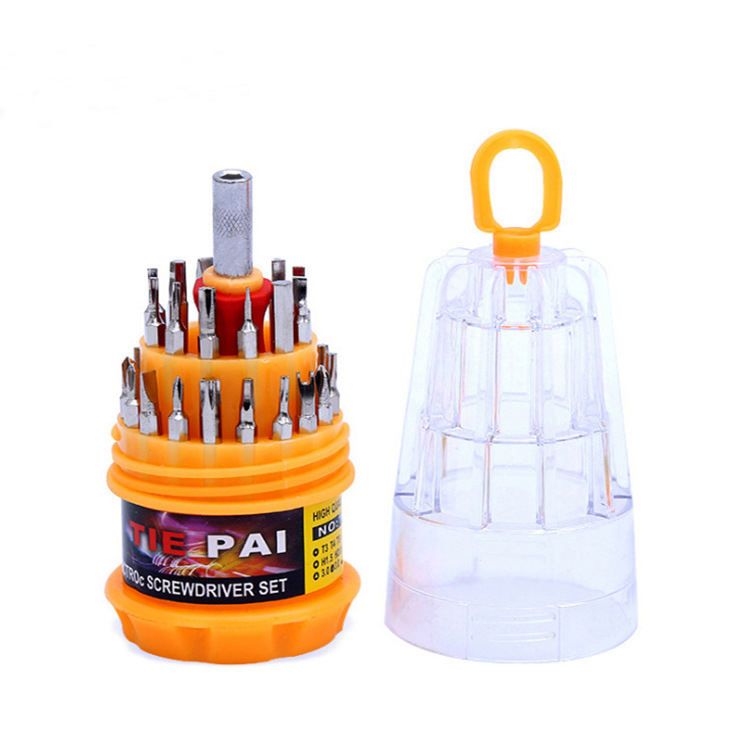 31pcs Professional Multifunction Screwdriver Set for Mobile Phone, Computer & Car Maintenance - Precision Repair Tool Kit with Durable Case