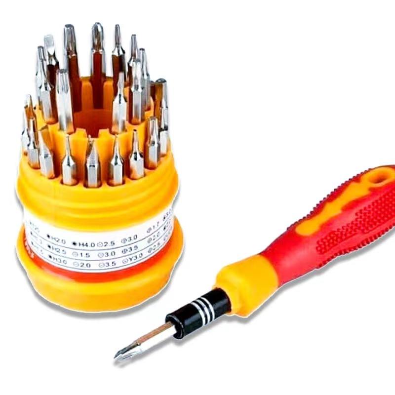 31pcs Professional Multifunction Screwdriver Set for Mobile Phone, Computer & Car Maintenance - Precision Repair Tool Kit with Durable Case