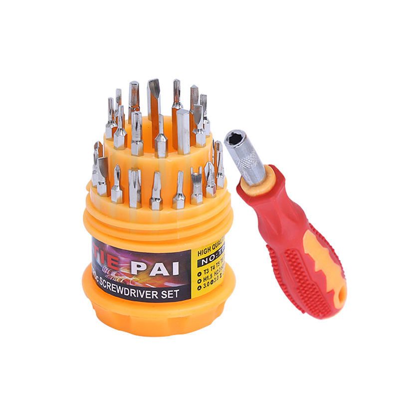 31pcs Professional Multifunction Screwdriver Set for Mobile Phone, Computer & Car Maintenance - Precision Repair Tool Kit with Durable Case