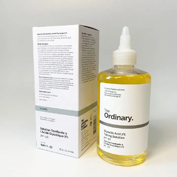 The Ordinary Glycolic Acid 7% Toning Solution – 240ml | Exfoliating Toner for Smooth, Glowing Skin