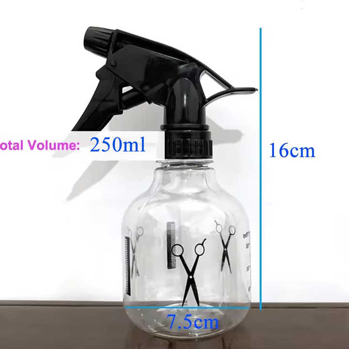 Clear Water Spray Bottle – Mist Spray Bottle for Hair, Plants, Cleaning & More