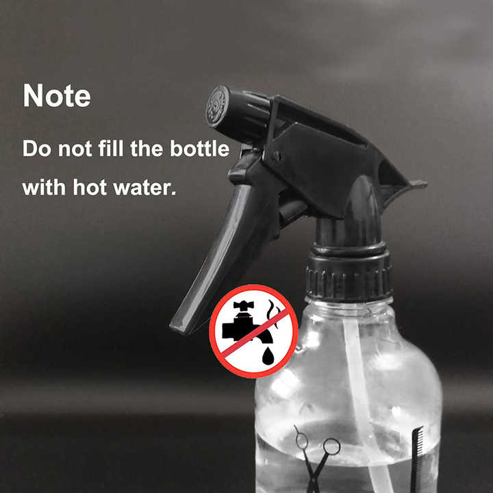Clear Water Spray Bottle – Mist Spray Bottle for Hair, Plants, Cleaning & More