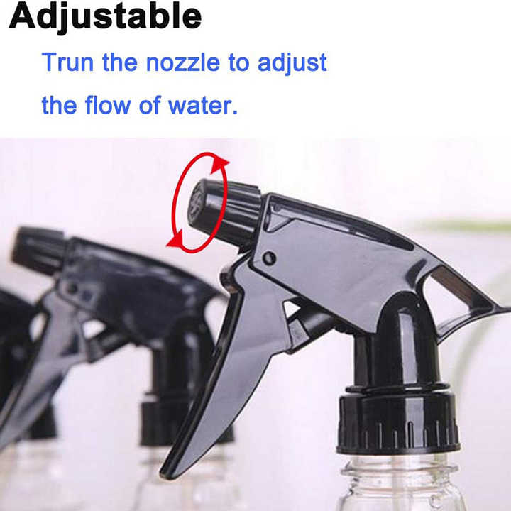 Clear Water Spray Bottle – Mist Spray Bottle for Hair, Plants, Cleaning & More