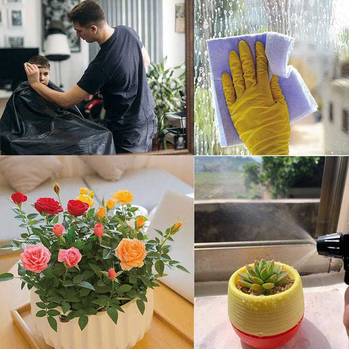 Clear Water Spray Bottle – Mist Spray Bottle for Hair, Plants, Cleaning & More