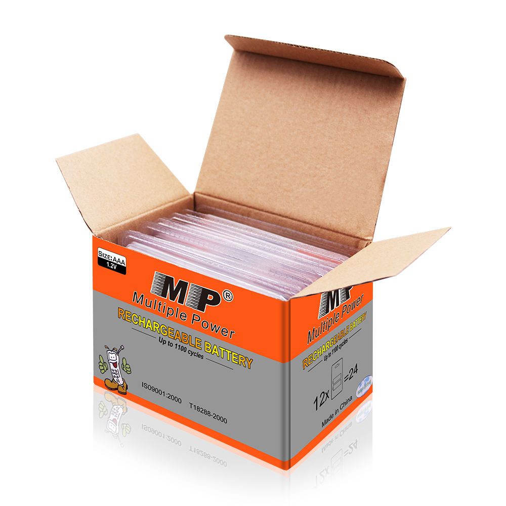 Multiple Power Rechargeable AAA Batteries 1.2V 1250mAh – Pack of 4, Long-Lasting, Eco-Friendly"