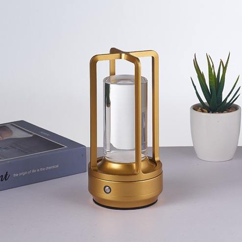 Stemless dimmable table lamp Nordic Hotel Bedside Table Cordless Table Lamp USB Rechargeable Crystal LED Touch Outdoor Dimmable Table Lamp