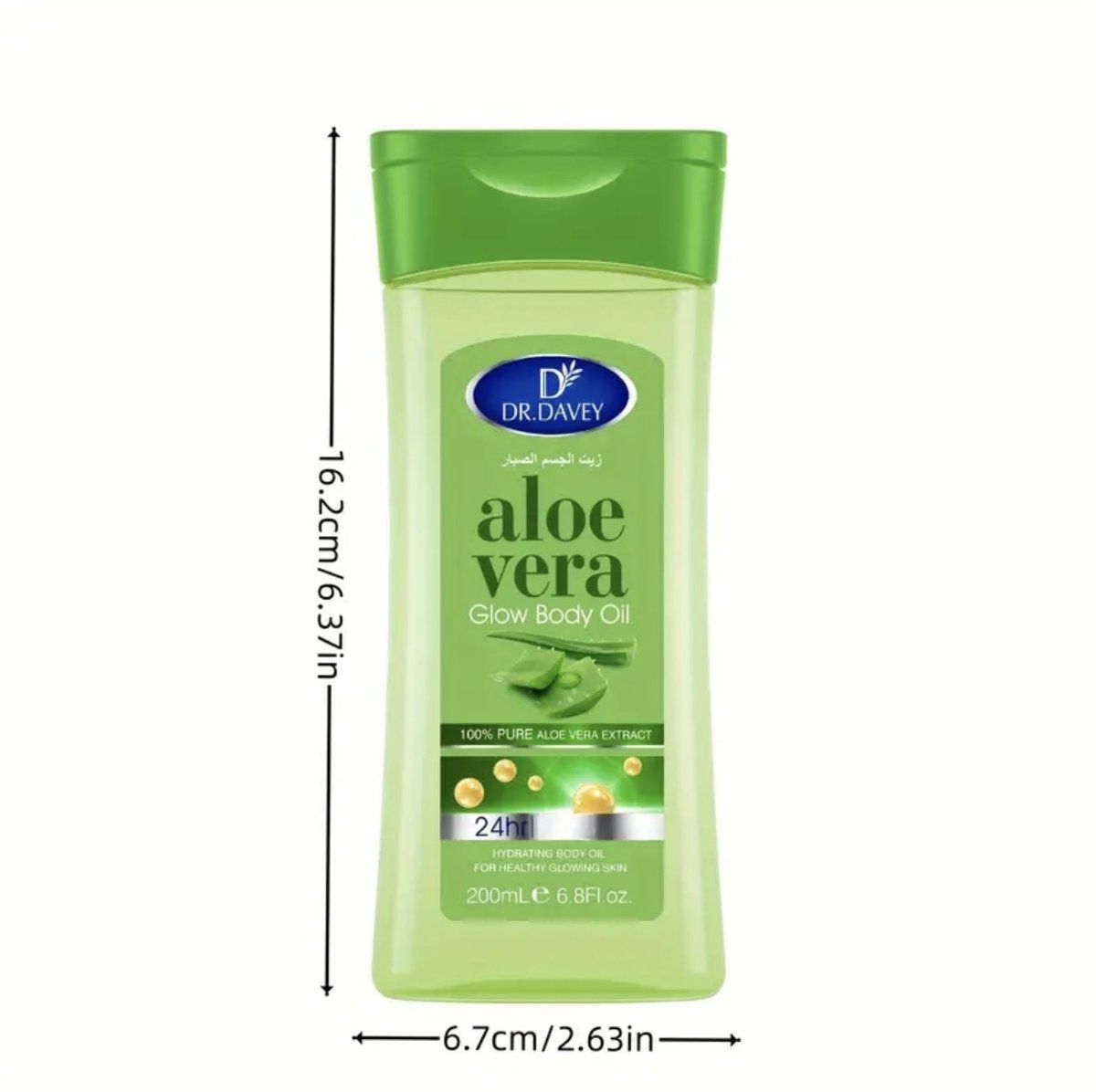 Pure Aloe Vera Body Oil | Hydrating & Soothing | Enriched with Natural Ingredients | 200ml