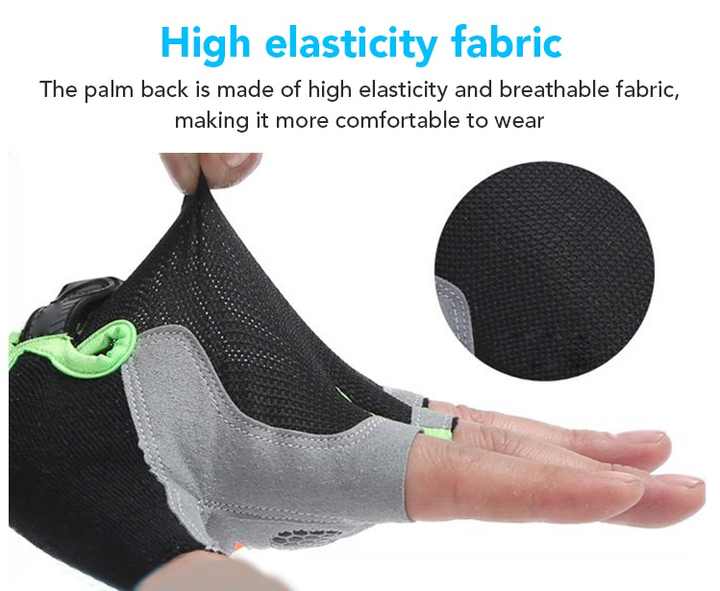 Breathable Anti-Slip Gym Gloves for Men & Women | Weightlifting, Fitness, Training & Workout Gloves | Padded Palm, Wrist Support & Durable Grip for Lifting & Exercise
