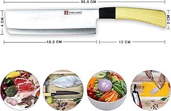 Jinjunli Small Bone Cleaver Knife | 30cm Blade | 5cm Width | Ergonomic 12cm Handle | Premium Stainless Steel