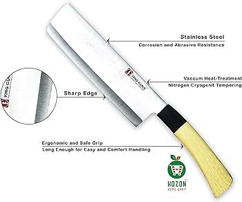 Jinjunli Small Bone Cleaver Knife | 30cm Blade | 5cm Width | Ergonomic 12cm Handle | Premium Stainless Steel