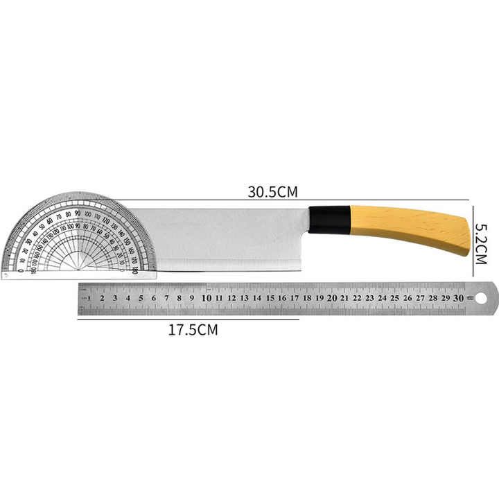 Jinjunli Small Bone Cleaver Knife | 30cm Blade | 5cm Width | Ergonomic 12cm Handle | Premium Stainless Steel