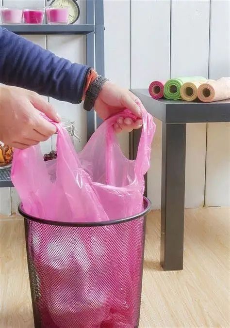 Biodegradable T-Shirt Garbage Bags | Plastic | 100 Pieces per Roll | Eco-Friendly & Durable