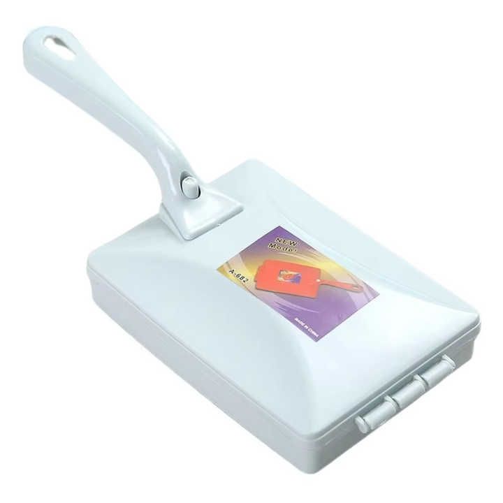 Handheld Carpet Sweeper Table Crumb Cleaner - Double Roller Brush, Portable, and Efficient | Perfect for Cleaning Carpets, Tables, and Upholstery