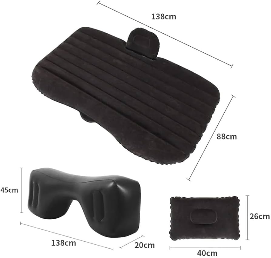 Inflatable Air Sleeping Mattress with Pillow - Comfortable and Portable | Perfect for Camping, Traveling, and Home Use