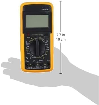 Handheld Digital Multimeter LCD Backlight Portable AC/DC Ammeter Voltmeter Ohm Voltage Tester Meter Multimetro - Durable, Portable, and Accurate