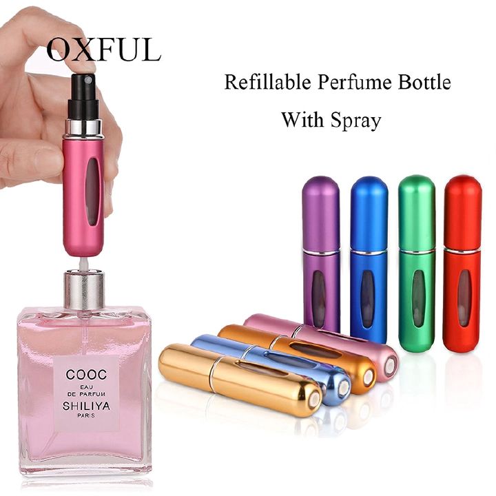 Mini Refillable Perfume Bottle | Portable Atomizer with Scent Pump | Ideal for Travel | New Arrival