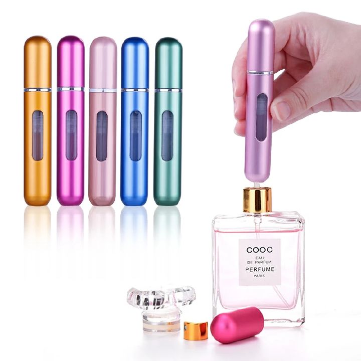 Mini Refillable Perfume Bottle | Portable Atomizer with Scent Pump | Ideal for Travel | New Arrival