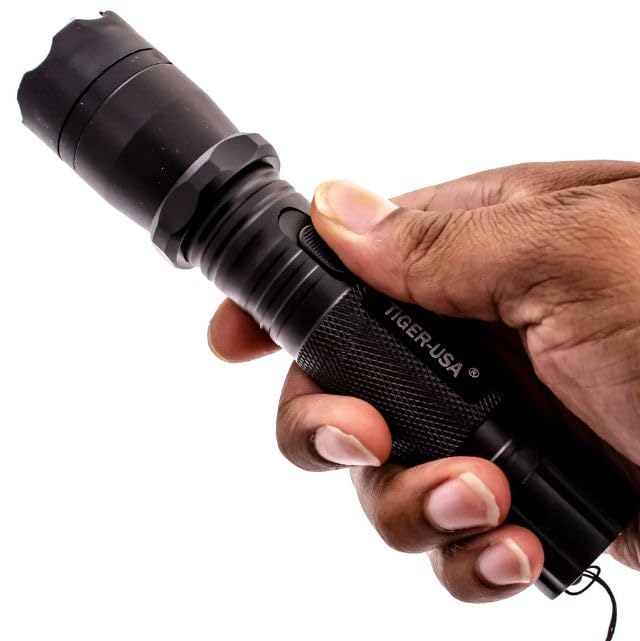 Electro Shocker Self-Defense Electric Shock LED Flashlight Torch - Portable and Powerful