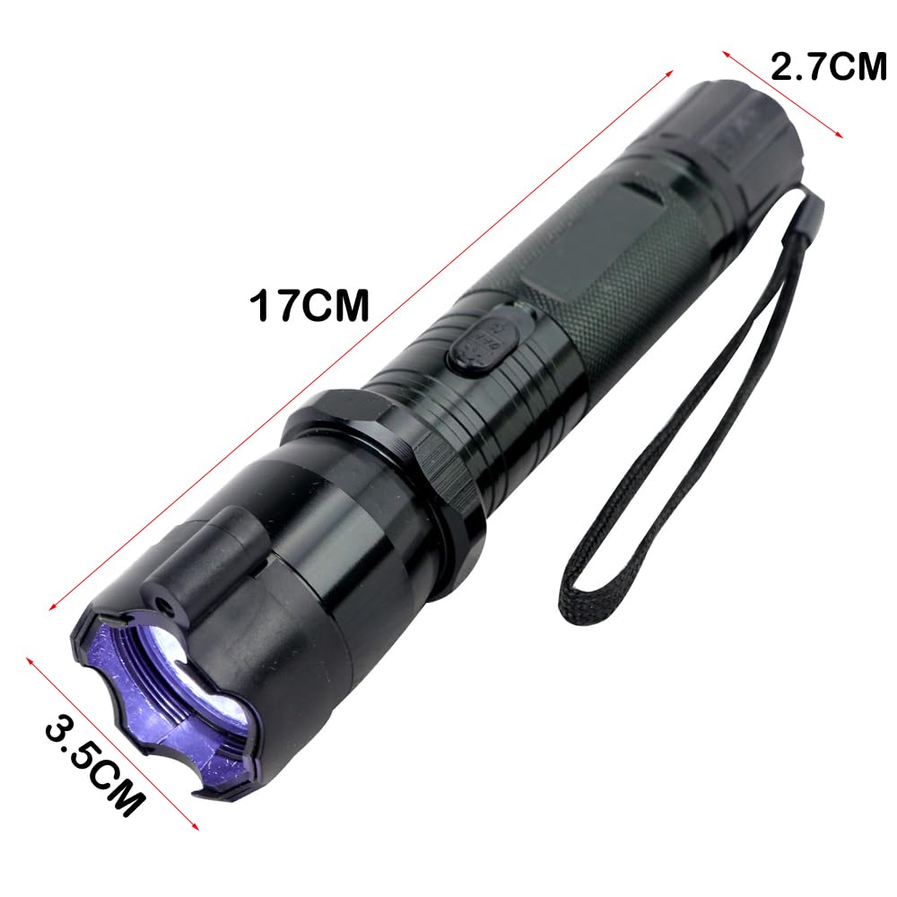 Electro Shocker Self-Defense Electric Shock LED Flashlight Torch - Portable and Powerful