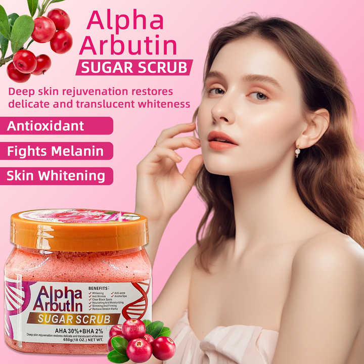 DR MEINAIER Shea Sugar Scrub Coffee - 650g - Exfoliating Body Scrub for Brighter, Smoother Skin - Made with Natural Ingredients