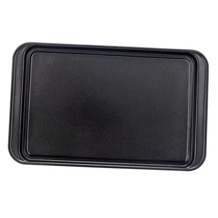 Large Carbon Steel Baking Tray | High Temperature Resistant | Rectangular Design | Perfect for Pizzas & Baked Goods