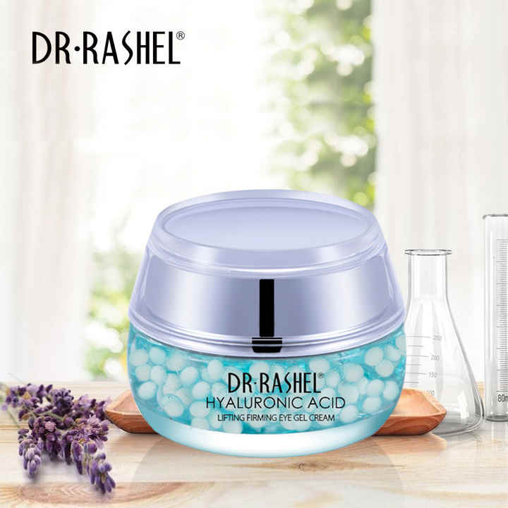 Dr. Rashel Hyaluronic Acid Eye Gel Cream - 30g | Youth Revitalizing & Lifting Formula | Reduces Dark Circles, Puffiness & Fine Lines for Brighter Eyes