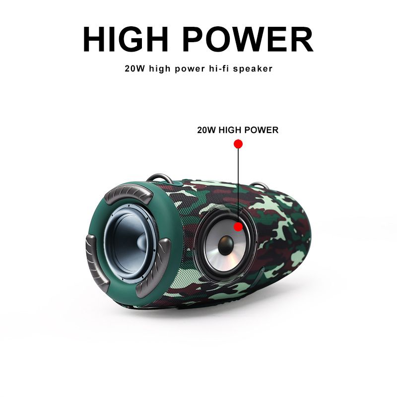 Bluetooth Speaker Deep Bass Portable Speaker Wireless Speaker Outdoor Speaker Loud Stereo Woofers for Speakers with Subwoofer