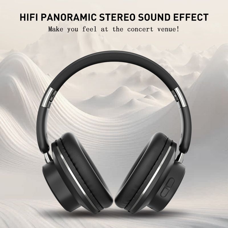 2025 Bluetooth Headphones BT5.3 24H Playtime Gaming Dual Mode Wired/Wireless 40mm Bass Lightweight Earbuds 95dB Clear Call Noise Reduction 24H Play with AUX Cable Fast Pair for Bus/Travel/PC/TV/Phone
