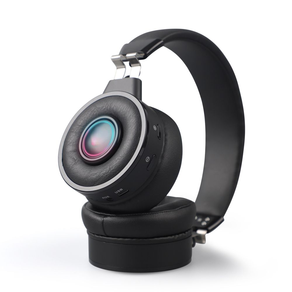 Bluetooth Headphone Noise Cancelling Bass Stereo True Wireless Headset with Mic TF Strong Bass