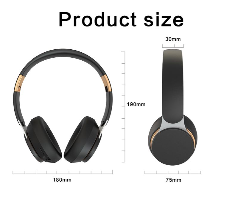 Bluetooth Headphone True Wireless Headset Noise Cancelling RGB Breathing Light Bass Stereo Headset with Mic