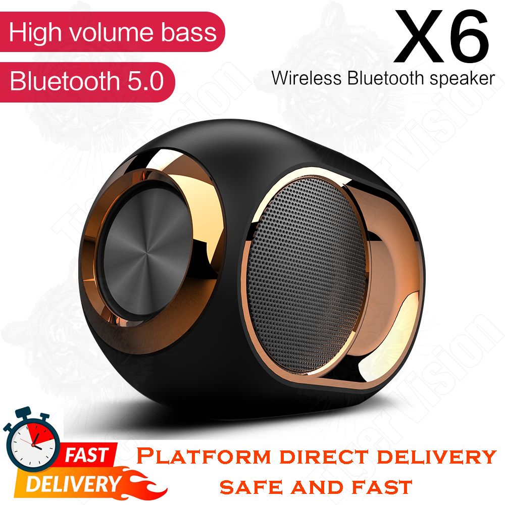 Bluetooth Speaker 5.0 2H Charge for 6H Bass Music Playtime Wireless Speaker Trumpet Bass with TF/AUX Input 1200mAh Fast Charge 10M Range for Camping/Travel/Church Choir Speaker Free Delivery Kenya
