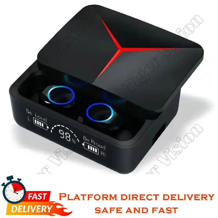 Bluetooth Earphone True Wireless Earpods Stereo Sound Rotatable Earmuff Heavy Bass Magic Tone Bluetooth Earbuds Built-in Mic Sports Earphones