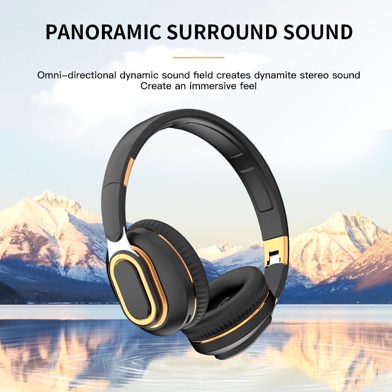 Bluetooth Headphone True Wireless Headset Noise Cancelling Sport Bluetooth Headset Deep Bass Stereo HiFi Music with Microphone
