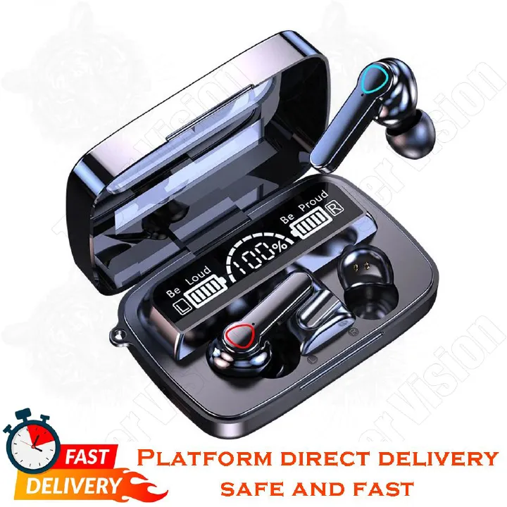 Bluetooth Earphone Deep Bass Built-in Mic TWS Stereo Wireless Earpods Foldable IPX Music Sport HIFI Stereo Wireless Earbuds