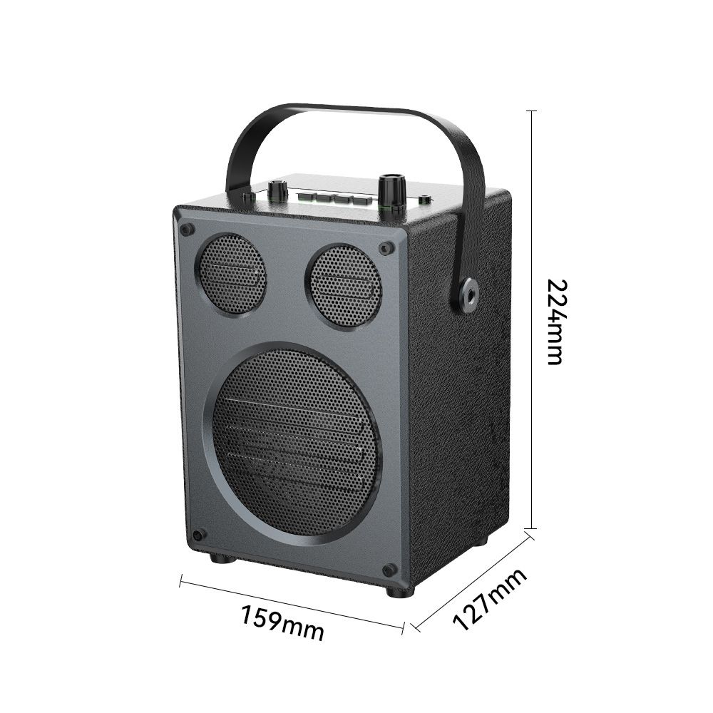 30W Bluetooth Speaker with Anti-Noise Wireless Mic 4" Deep Bass & TWS Stereo Karaoke/FM Radio/TF Play All-in-One Portable Party System PMPO 8000W Trumpet Bass for Kenya Parties/Outdoor/Home