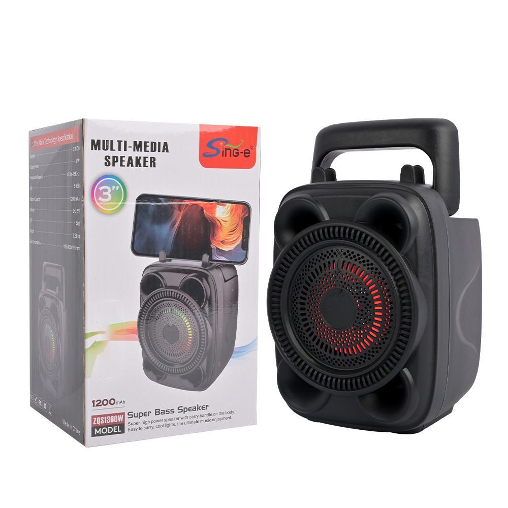 Bluetooth Speaker Woofer Surround Stereo Portable Trumpet Bass RGB Lights High-Power Ball Subwoofer Computer Speaker Plug-in Card Subwoofer