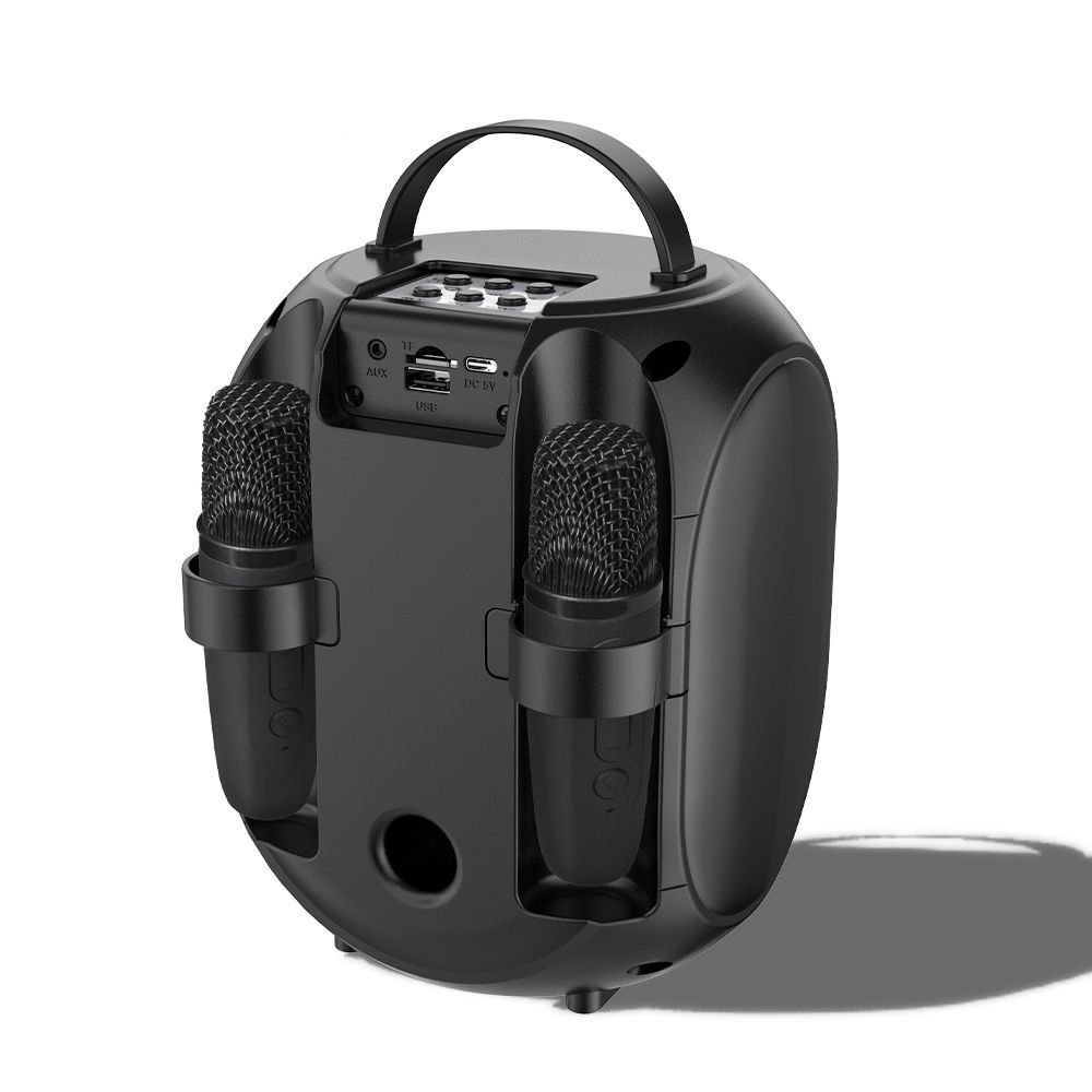 Bluetooth Speaker Trumpet Bass RGB Light for Bible Nights 5H Playtime Type-C Fast Charge Deep Bass Music with two built-in microphones for Outdoor/Camping/Travel 50 Families Verified