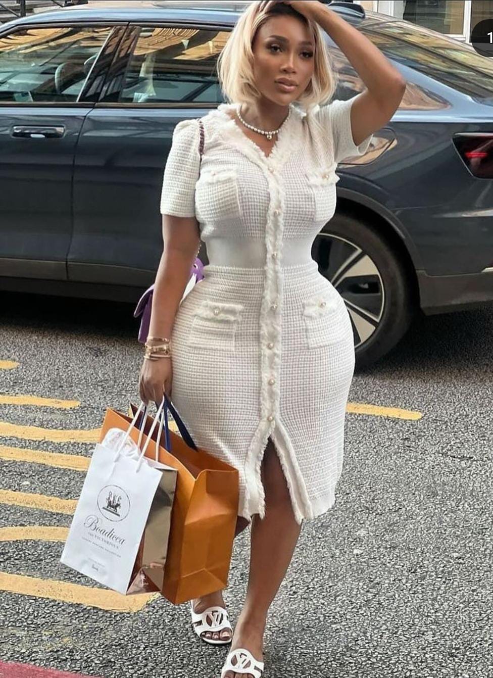 Women's Cozy Well-Knitted Sweater Dress