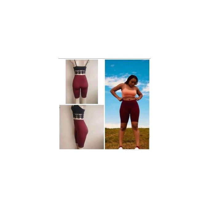 Ladies Biker Shorts/Gym Short/ Yoga Shorts-.