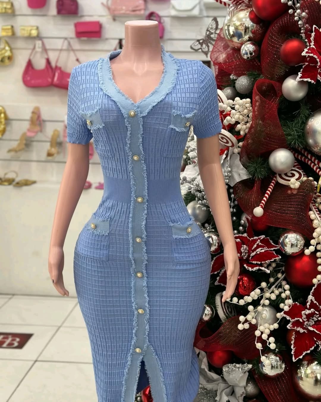 Women's Cozy Well-Knitted Sweater Dress
