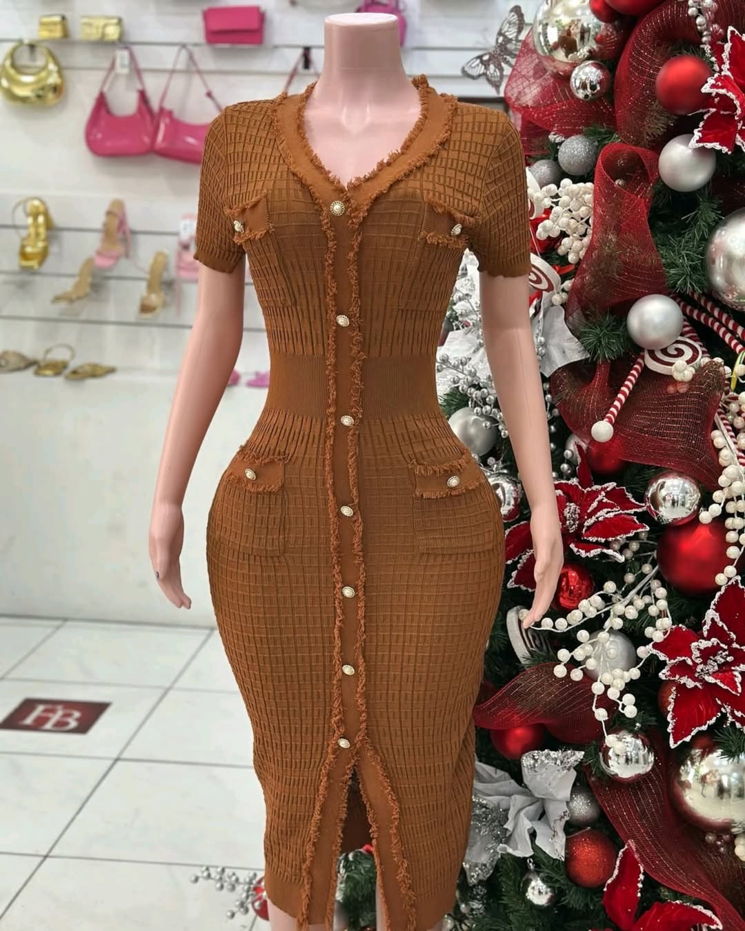 Women's Cozy Well-Knitted Sweater Dress